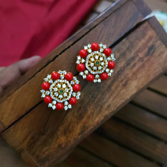 Traditional Pavalam Earring