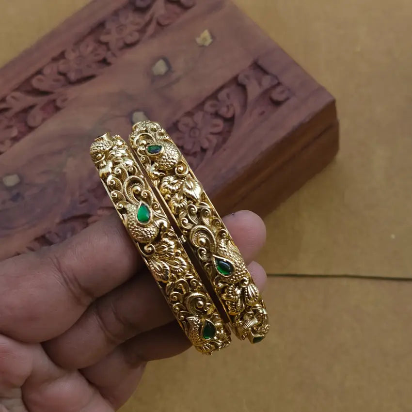 Antique Peacock Bangles