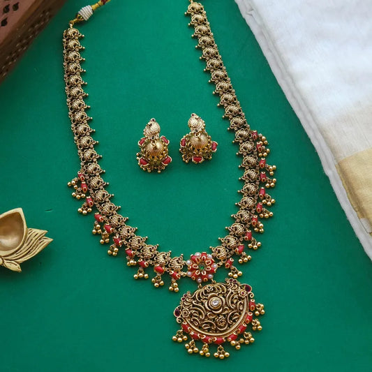 Antique Peacock Coral Haram