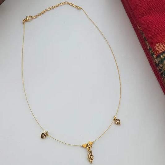 Peacock Invisible Neckpiece