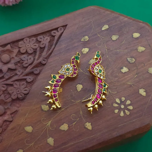 Peacock Kemp Earcuff