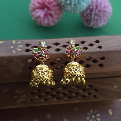 Peacock Kemp Jhumka