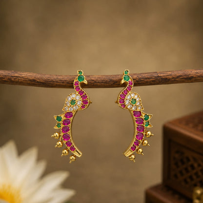 Peacock Kemp Earcuff