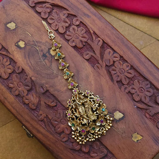 Antique Radha Krishna Tikka