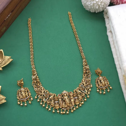 Antique Temple Designer Haram - Ramparivar