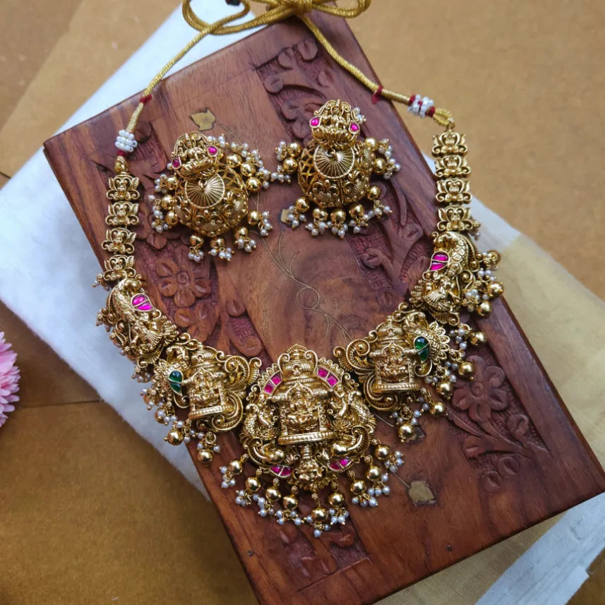 Rohini Jadau Antique Necklace