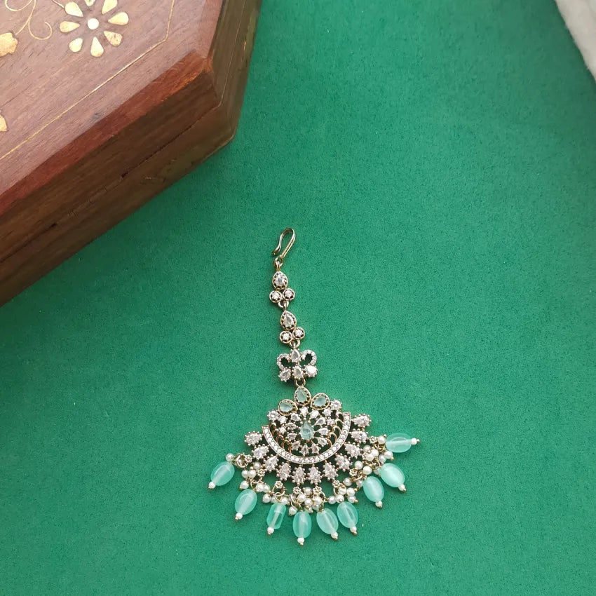 Victorian Tikka - Turquoise Blue