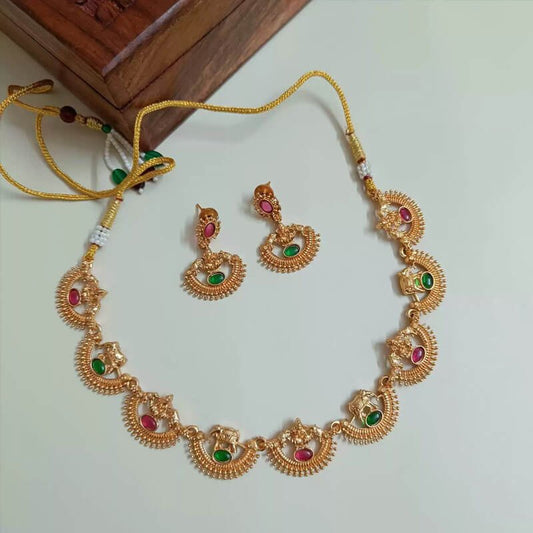 Vaaranam Multi Stone Neckpiece