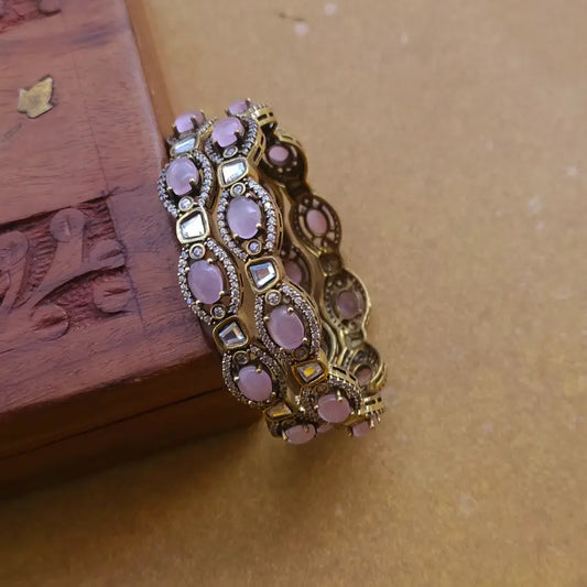 Victorian AD Bangles - Pink