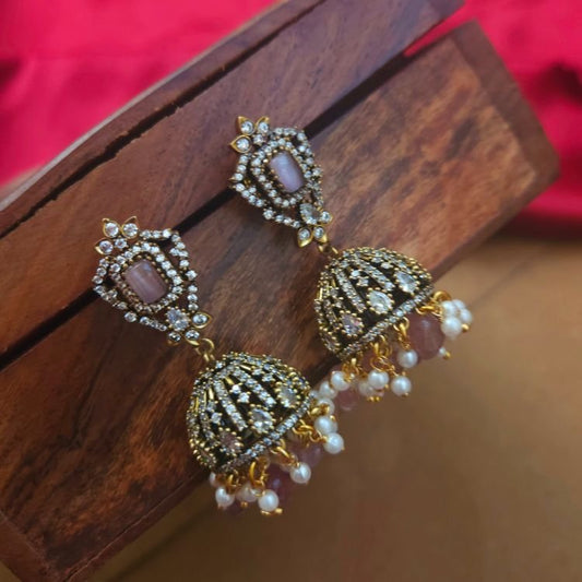 Victorian Pink Jhumka