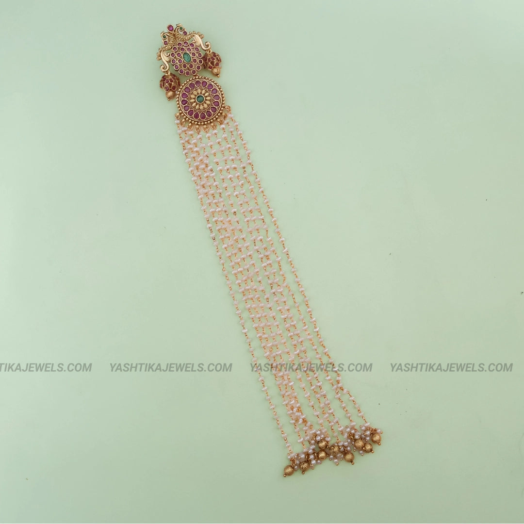 Rashmika Pearl Jadai Set