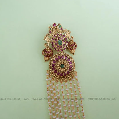 Rashmika Pearl Jadai Set