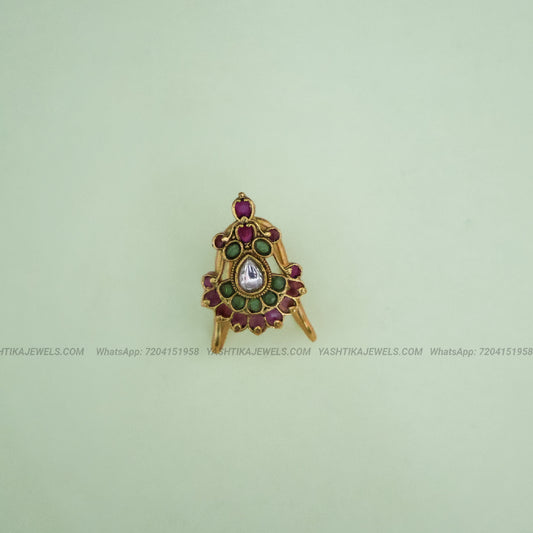 Kemp Floral Finger Ring