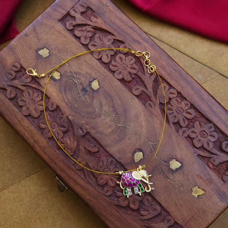 Invisible Jaadu Elephant Neckpiece