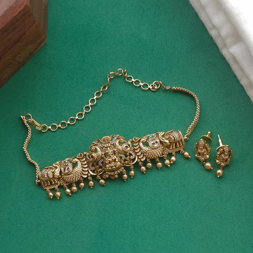 kulazhi Temple Designer Antique Choker