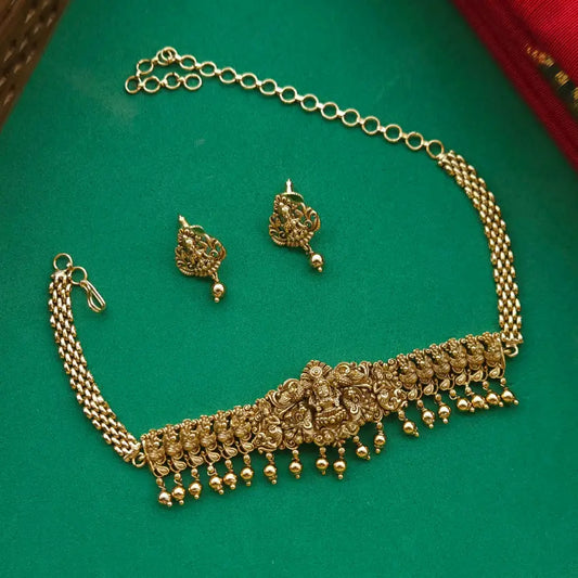 kulazhi Temple Designer Antique Choker
